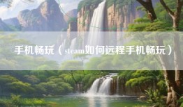 手机畅玩（steam如何远程手机畅玩）