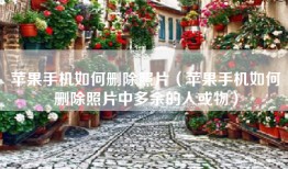 苹果手机如何删除照片（苹果手机如何删除照片中多余的人或物）