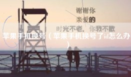 苹果手机换号（苹果手机换号了id怎么办）