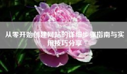 从零开始创建网站的详细步骤指南与实用技巧分享