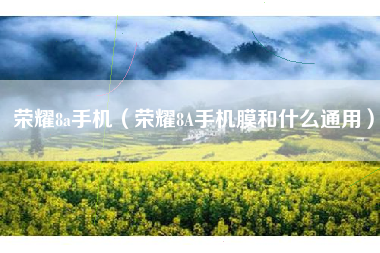 荣耀8a手机（荣耀8A手机膜和什么通用）